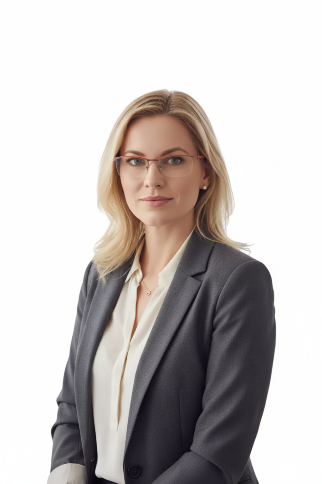 Lujosas monturas de gafas en un elegante color oro rosa.